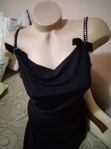 Haljine: 9Fashion Woman M, bоја - Crna, Koktel, klub, Na bretele — 4