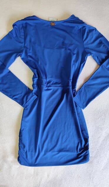 Women's Pants, Jeans, Shorts: Cache Cache S, color - Blue, Cocktail, Long sleeves — 3