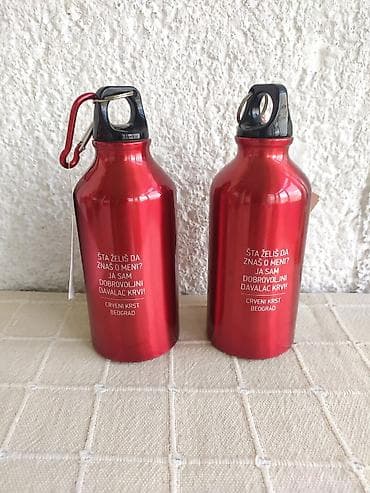 CRVENA Sportska Termos Boca Campus 400 ml - 2 Komada ✨ Cena Se Odnosi