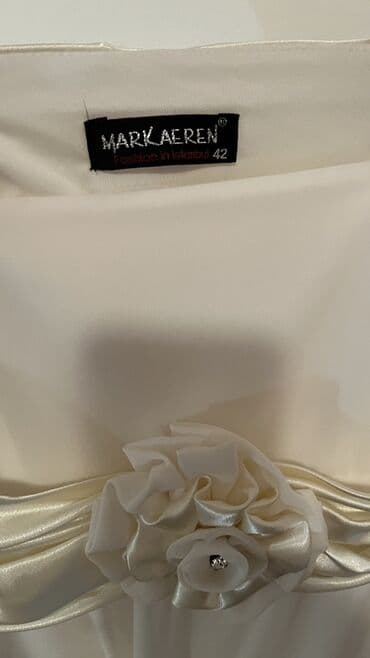 bajkerska jakna sa krznom: L (EU 40), color - White, Evening, With the straps — 4