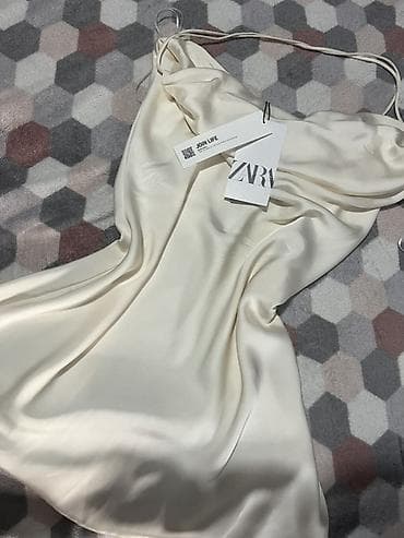 Haljine: ZARA satenska slip haljina - Model: slip/satenska haljina sa tankim — 3