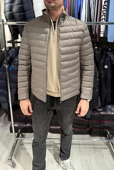 pantalone muske levis: Corneliani muška lagana puffer jakna - Model: kratka, slim kroj - — 1