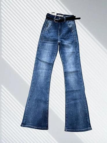 Ženske teksas zvonarice. Xs - XL