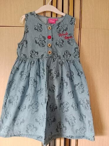 Minnie Mouse Disney 🩷 teksas haljina Veličina 128 kao nova nosena