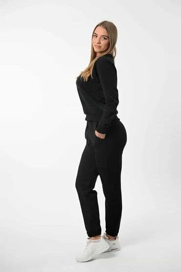 tech fleece zuti: Ženska dukserica žute boje sa dugim rukavima i okruglim izrezom — 16