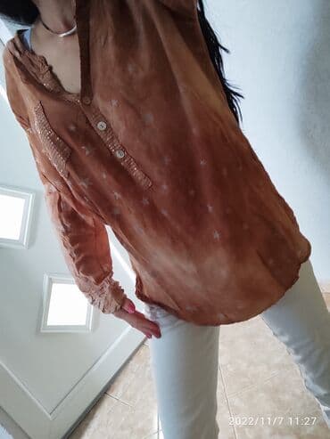 push up helanke novi sad: Zara, S (EU 36), Jednobojni, bоја - Braon — 1
