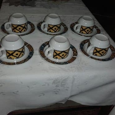 nove doncafe solje: Soljice za crnu kafu, set od 6 kom., izuzetno lep dizajn, novo - — 3