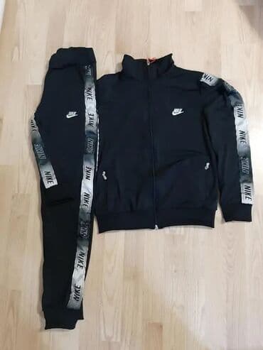 monkler jakne: Komplet, S, Nike, bоја - Crna, Likra — 3