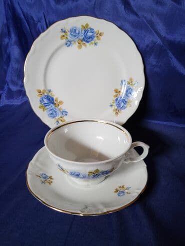 porcelanske solje za caj: Porcelanski set,vintaz winterling Bavaria. Set je perfektan. sve — 4