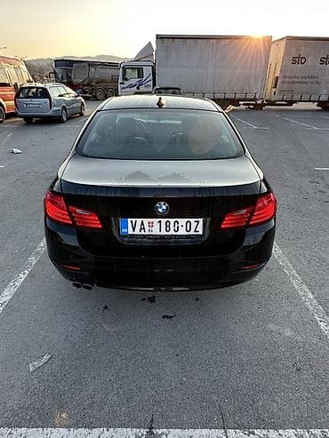bmw e90 sedista: BMW Serije 5 (F10) – limuzina, crna boja - Motor: dizel, 2.0 — 5