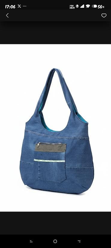 torba fashion bags: Džins torba – ručno pravljena tote/šolder torba od farmerki - — 10
