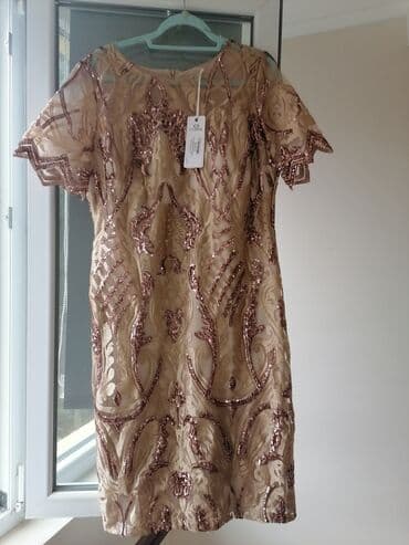 haljine ralph lauren: 3XL, bоја - Bež, Večernji, maturski, Kratkih rukava — 2