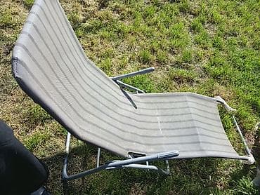 Ležaljke i ljuljaške: JYSK ležaljka KALMAR, siva – dimenzije Š60 x D168 cm. - Dizajn sa — 5