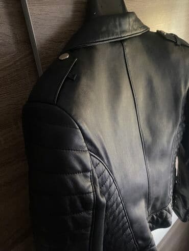 blejzer sa sljokicama: Kožna ženska biker jakna Luciano Collection – crna - Materijal: 100% — 7