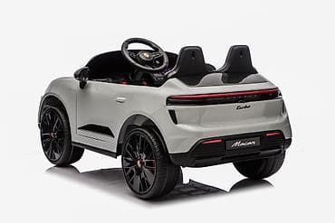 sminkerski sto za decu: **Auto na baterije PORSCHE MACAN SUV licencirani – sivi** **Šifra — 1