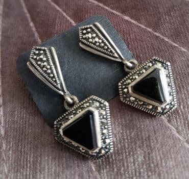 adidas samba srebrne: Screwback earrings, Material: Silver — 1