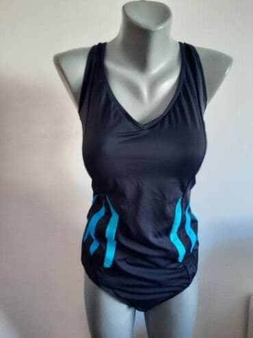 vumen sikret kupaći kostimi: 5XL, Poliester, bоја - Svetloplava — 1