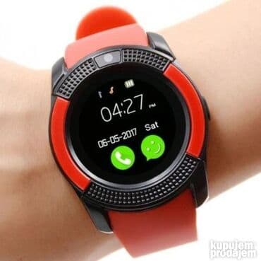 satovi sa gumenom narukvicom: Smart watch V8 sat smart sat android telefon sat Cena:2500din Smart — 6