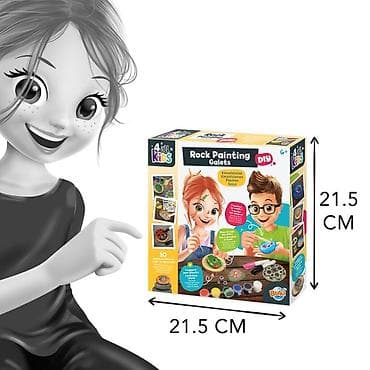 raketa od kolaž papira: Slikanje na kamenu 105459 Buki – kreativni DIY set za ukrašavanje — 4