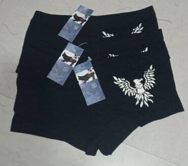 uske pantalone sa visokim strukom: Boxer shorts, 164-170 — 6