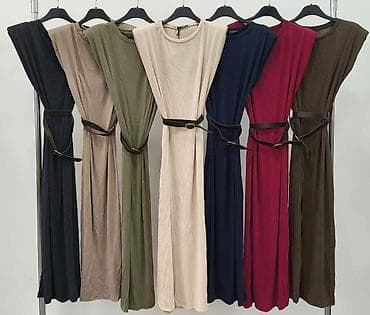 second hand ruma: Elegantna midi haljina bez rukava sa kaišem

2500 din
S M L — 8