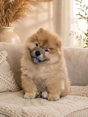 angleški buldog: Predivan Chow Chow mužjak, star 3 meseca Otac : Bon Triumph Tik-Tok ( — 4