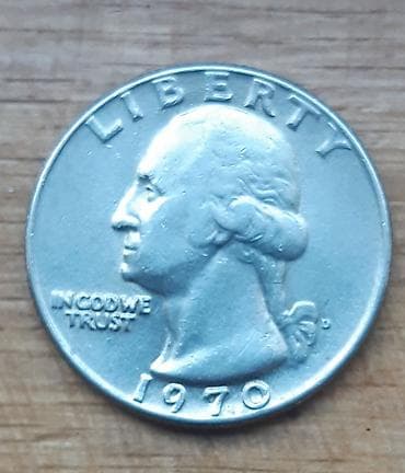 deichmann torbe fila: Sjedinjene Države – Washington UNC quarter, 1970, kovnica „D” (Denver) — 1