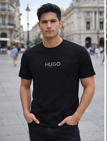 s.oliver cipele srbija: Muška PUMA majica kratkih rukava – logo print - Klasik kroj sa — 8