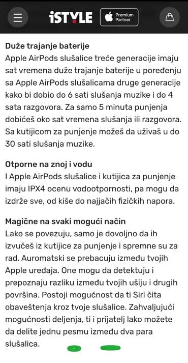 bezicne bluetooth slusalice: Predstavljamo neverovatne Apple AirPods 3. generacije sa MagSafe — 6