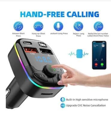 bežične slušalice u boji cena: MP3 player Bt 5.0 brzi punjač 3.1A hands-free ambijen svetlo — 2