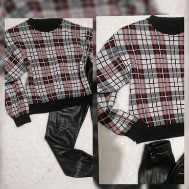 h: M (EU 38), Casual, Karirani — 8