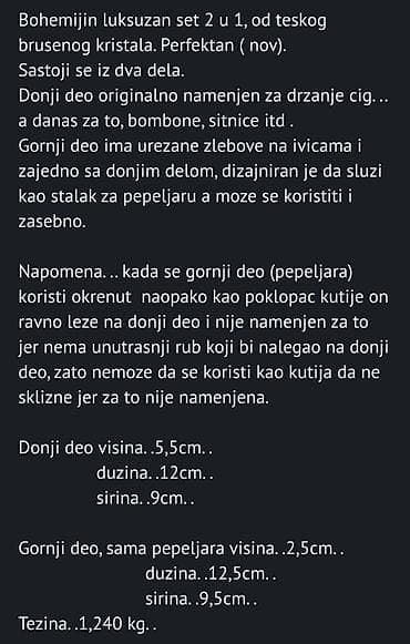 biljke: Pepeljara kraljevski rucni rad Bohemija iz 70ih godina. Sve o — 2
