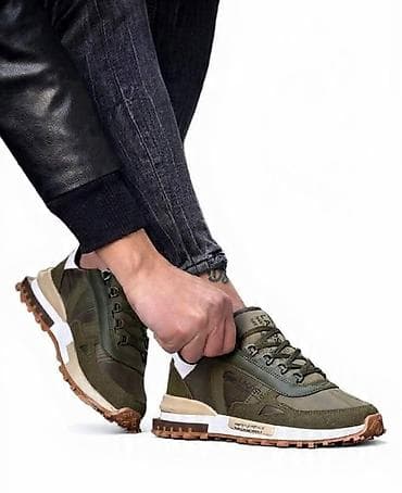 Patike: Muške patike – maslinasto zelene, lifestyle/trek inspiracija - — 1