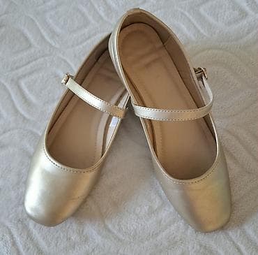 timberland muske cipele akcija: Zlatne baletanke sa kaišićem preko rista - Model: baletanke sa — 1