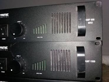 Foto i video kamere: Fame amp 600 i amp 1500; Germany -fame 600; 2x300w/4 oma=100e -prodato — 5