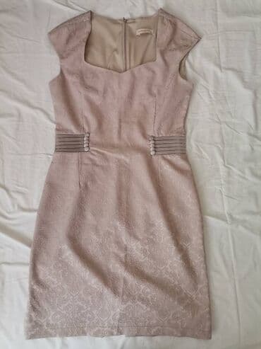 haljine elipsa cene: Bež elegantna haljina L. Kao nova, u savršenom stanju. Piše da je — 3