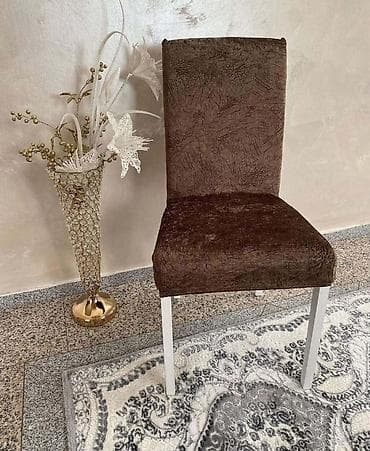 uradi sam navlake za stolice: Plišane navlake za stolice bez karnera 
6 komada-2200 dinara🌺
G⚜️ — 7