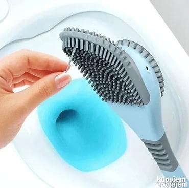 decije posteljine za decake: Gumena WC četka za toalet – dizajn “patkica” - Materijal — 1