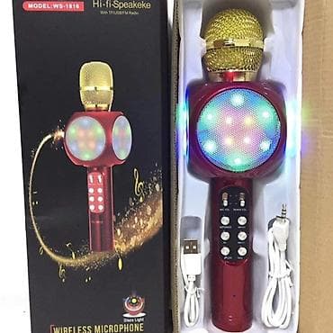 zvucnici jbl: Mikrofon karaoke bluetooth blutut zvucnik MODEL WS 1816 ODNOS CENA — 1
