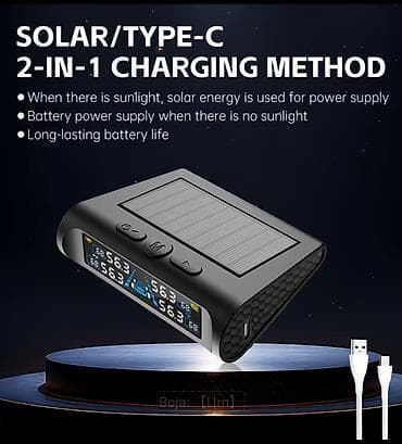 Auto oprema: Solarni TPMS – sistem za nadzor pritiska u gumama - Real-time — 4