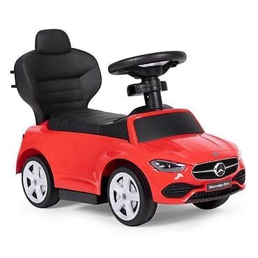pepco garderoba za bebe: Guralica Mercedes C CLASS sa interaktivnim volanom i ručkom, RED — 6