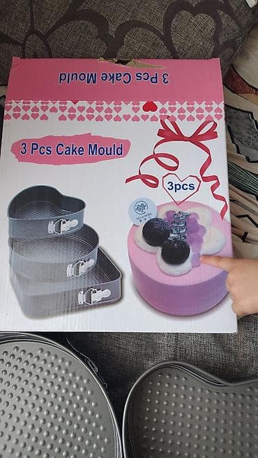 Set kalupa za torte – 3 komada (springform) - Oblik: okrugli
