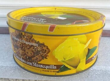 bicikle sa prednjim i zadnjim amortizerima: Stara metalna kutija Stara metalna kutija danskog keksa iz 1989-te — 11