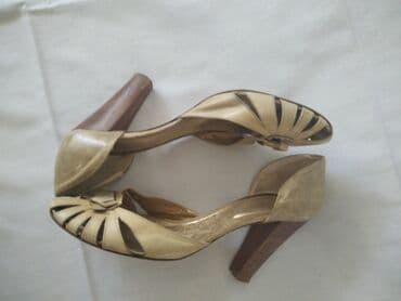 bež čizme od brušene kože: Sandals, 40 — 5