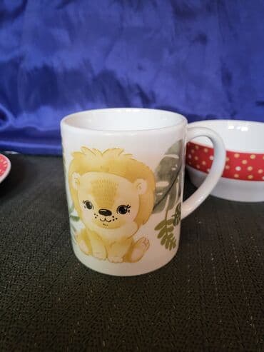 solje za caj: Set nov,deciji nemacki,najfiniji kostani kineski porcelan. Set za — 11
