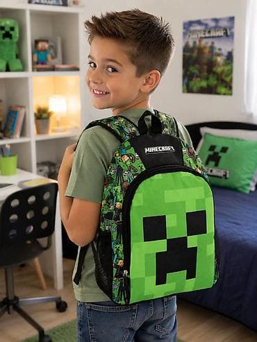 polovne sanke za decu: Minecraft skolaki ranac 3700din Dim.40*30cm ✅Ranac s jednim pretincem — 1