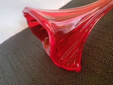 swarovski kristali cena: Vaza murano duvano staklo iz 70ih. Vaza je perfektna sve na njoj — 8