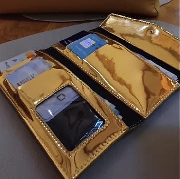 novcanik i kais set: Zlatni (feng šui) ženski novčanik za privlačenje novca NOVO Zlatna — 3