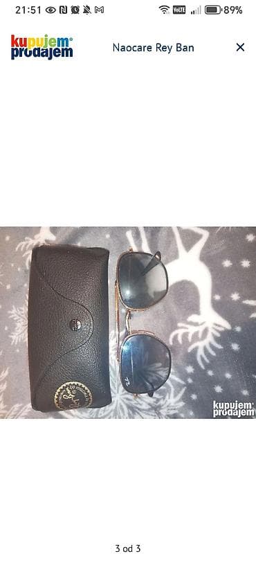 nakit kompleti: Ray-Ban naočare za sunce sa futrolom - Klasičan pilotski dizajn sa — 2