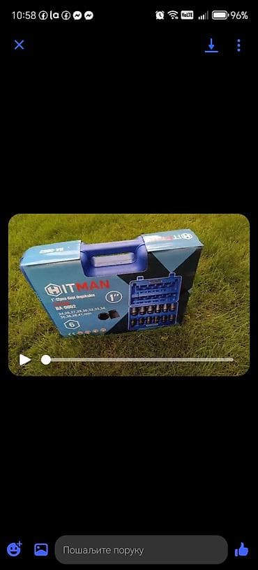 hilti sfh 151 a: Set udarnih nasadnih gedora HITMAN – 1" pogon, 12 komada u plavom — 2